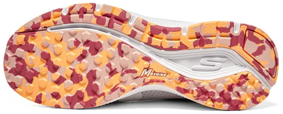 (W) Skechers Go Run Consistent 'Blanco Naranja' 128292-WOR Shop (W) Skechers Go Run Consistent 'Blanco Naranja' 128292-WOR