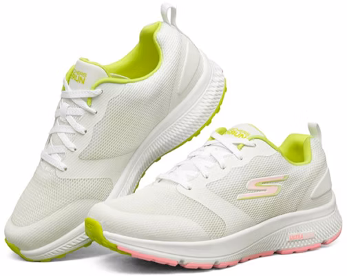 (W) Skechers Go Run Consistent Putih/Merah Jambu/Kuning 128076-WMLT Lookbook (W) Skechers Go Run Consistent Putih/Merah Jambu/Kuning 128076-WMLT