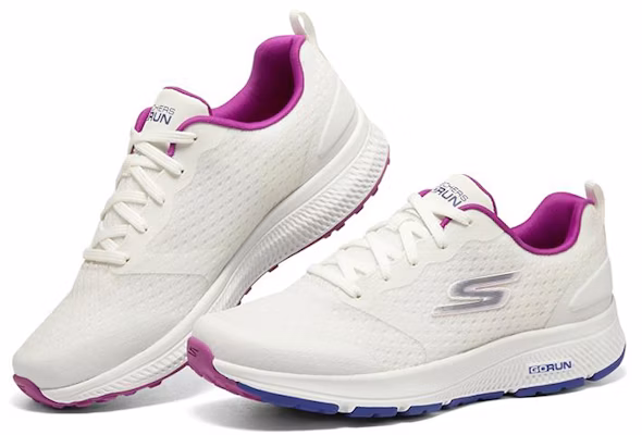 (Women) Skechers Go Run Consistent 'White Purple' 128277-WPR Lookbook (Women) Skechers Go Run Consistent 'White Purple' 128277-WPR