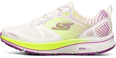 (Women) Skechers Go Consistent Low-Top Yellow/Purple 128272-WPR (Women) Skechers Go Consistent Low-Top Yellow/Purple 128272-WPR