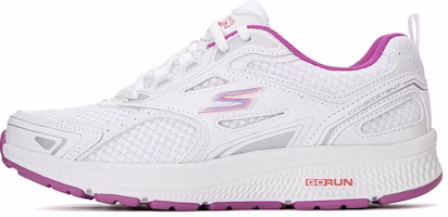 (Women) Skechers Go Run Consistent 'White Purple' 128075-WPR (Women) Skechers Go Run Consistent 'White Purple' 128075-WPR