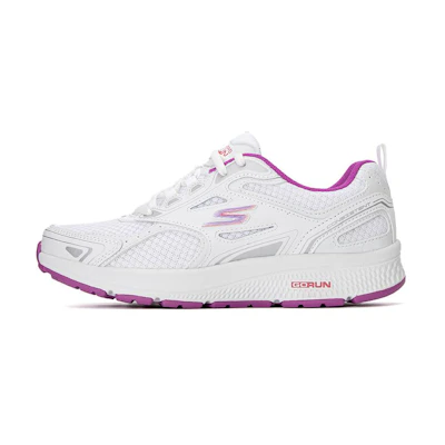 (W) Skechers Go Run Consistent 'White Purple'