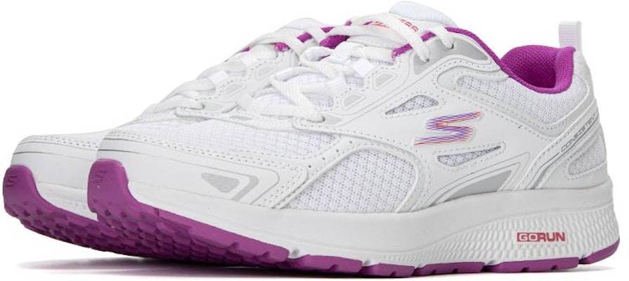 (Women) Skechers Go Run Consistent 'White Purple' 128075-WPR Lookbook (Women) Skechers Go Run Consistent 'White Purple' 128075-WPR