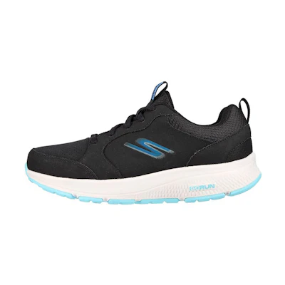 (W) Skechers Go Run Consistent Long Stride 'Black Blue'