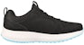 (W) Skechers Go Run Consistent Long Stride 'Hitam Biru' 128273-BLK