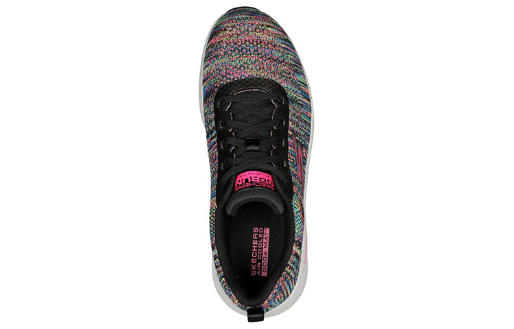 Shop (W) Skechers Go Run Elevate '黑色多彩' 128342-BKMT
