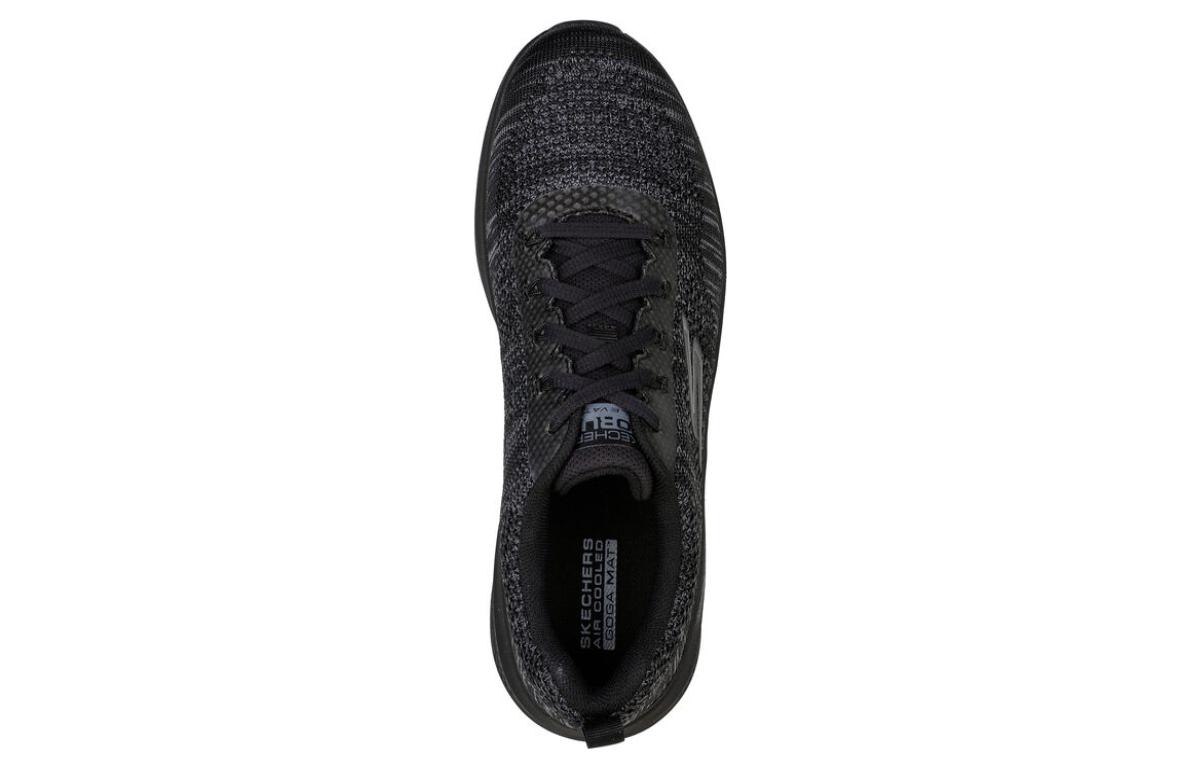 Lookbook (W) スケッチャーズ GO RUN エレベート 黒/灰 128327-BKGY