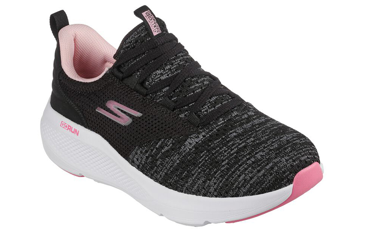 Lookbook (W) Skechers GO RUN Elevate ''Schöne Tage Schwarz Grau Rosa'' 128316-BKPK