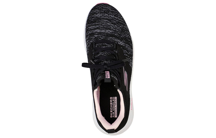 Shop (W) Skechers GO RUN Elevate ''Schöne Tage Schwarz Grau Rosa'' 128316-BKPK
