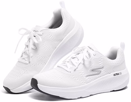 (Women) Skechers GO RUN Elevate 'White' 128319-WHT Lookbook (Women) Skechers GO RUN Elevate 'White' 128319-WHT