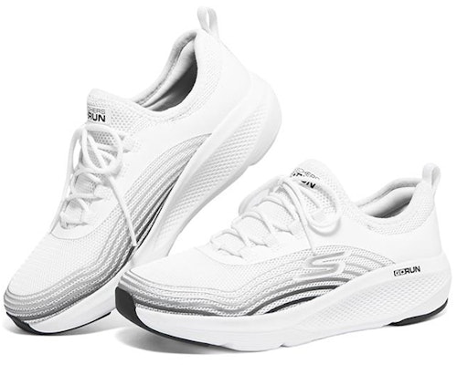 (W) Skechers Go Run Elevate 'Putih Hitam' 128329-WBK Lookbook (W) Skechers Go Run Elevate 'Putih Hitam' 128329-WBK