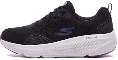 (Women) Skechers Go Run Elevate Xylon 'Black Purple' 128333-BKPR (Women) Skechers Go Run Elevate Xylon 'Black Purple' 128333-BKPR