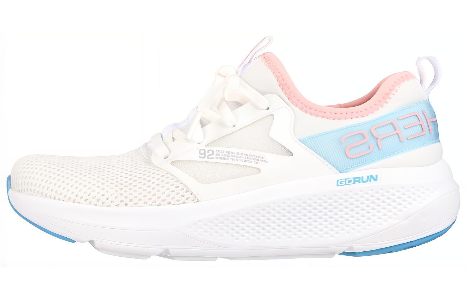 (W) Skechers Go Run Elevate Quick Stride 'White Blue'