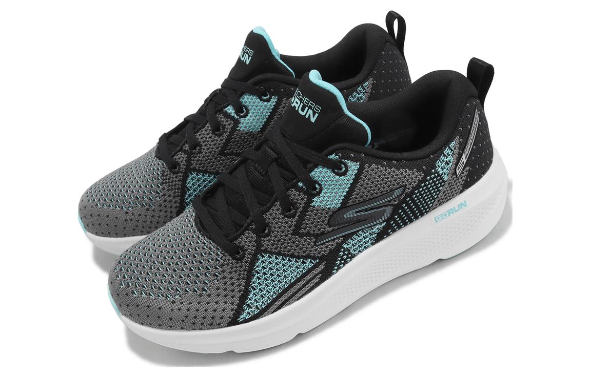 Lookbook (W) Skechers GO RUN Elevate Chaussures de Running ''Gris Noir Bleu'' 128346-BKAQ