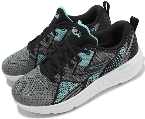 (W) Skechers GO RUN Elevate Chaussures de Running ''Gris Noir Bleu'' 128346-BKAQ Lookbook (W) Skechers GO RUN Elevate Chaussures de Running ''Gris Noir Bleu'' 128346-BKAQ