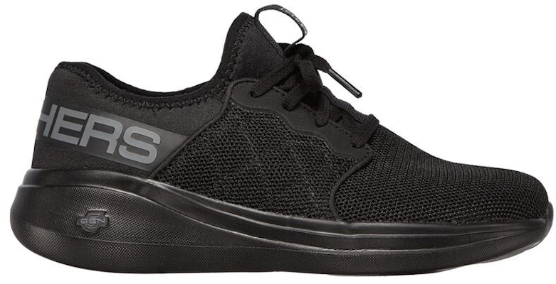 (W) 斯凯奇 Go Run Fast '黑色夜游' 128180-BBK Order (W) 斯凯奇 Go Run Fast '黑色夜游' 128180-BBK