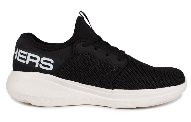Order (W) Skechers Go Run Fast 'After Hours Hitam Putih' 128180-BLK