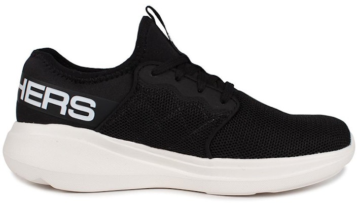 (W) Skechers Go Run Fast 'After Hours Hitam Putih' 128180-BLK Order (W) Skechers Go Run Fast 'After Hours Hitam Putih' 128180-BLK