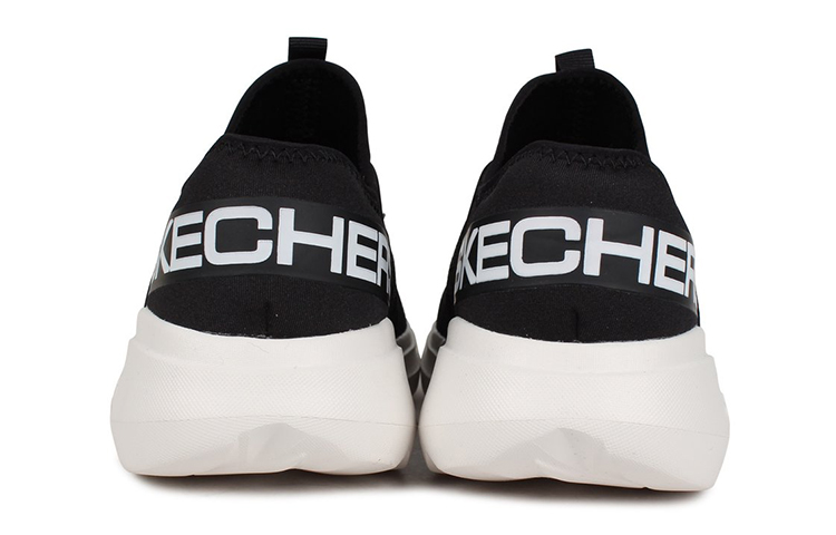 Lookbook (W) Skechers Go Run Fast 'After Hours Hitam Putih' 128180-BLK