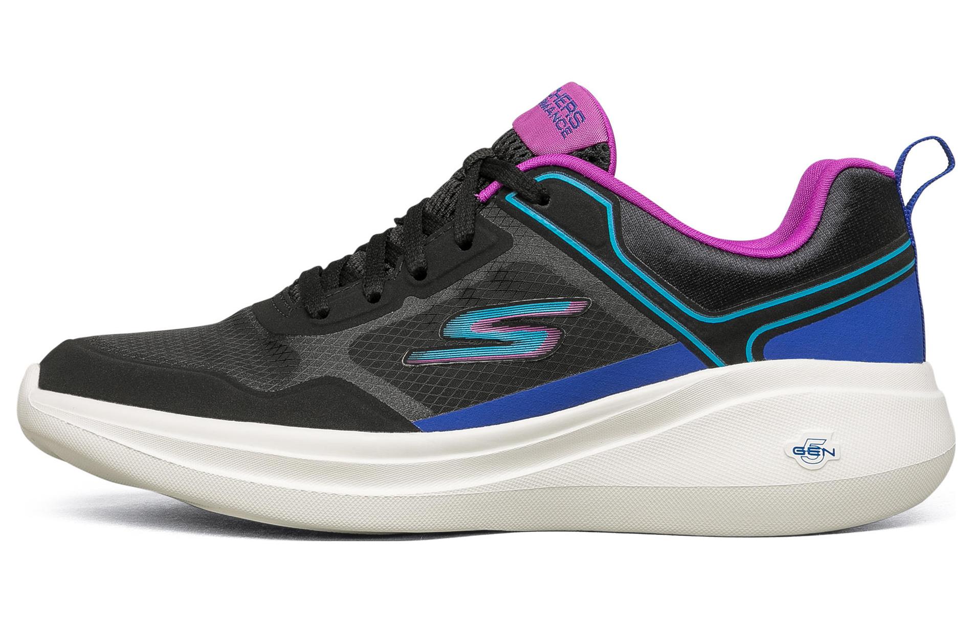 (Women) Skechers Go Run Fast 'Black Blue' 128179-BKMT