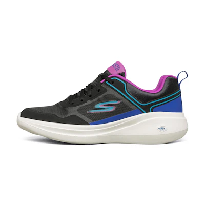 (W) Skechers Go Run Fast 'Black Blue'