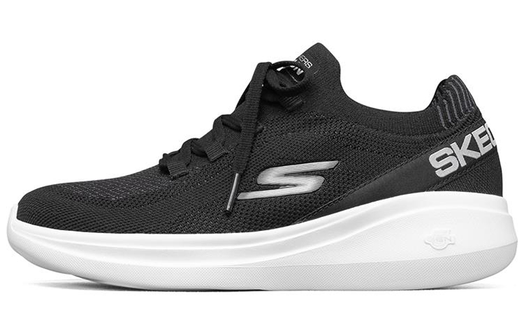 (Women) Skechers Go Run Fast 'Black White' 128178-BKW