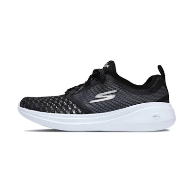 (W) Skechers Go Run Fast 'Black White'