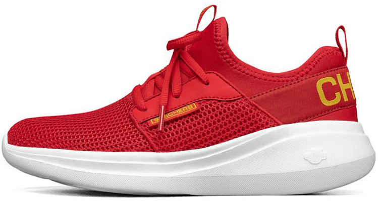 (W) Skechers GO RUN Fast 'Sepatu Lari Ringan Merah Kuning' 128019-RDYL Buy (W) Skechers GO RUN Fast 'Sepatu Lari Ringan Merah Kuning' 128019-RDYL