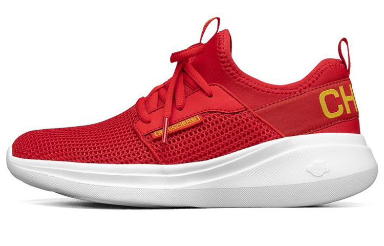 (Women) Skechers GO RUN Fast 'Trendy Versatile Low-Top Runner Red Yellow' 128019-RDYL