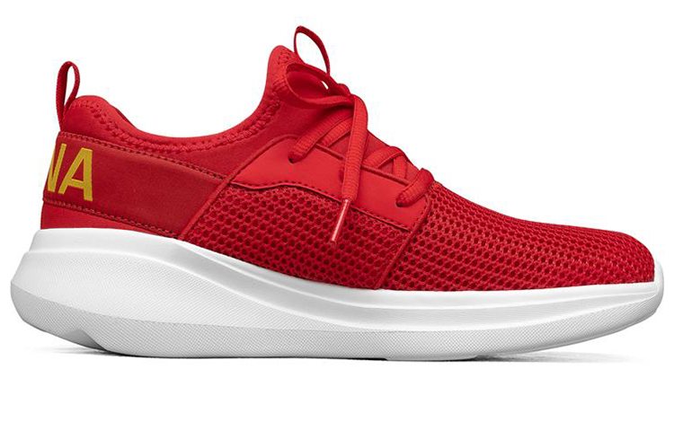 Order Skechers GO RUN Fast 潮流百搭 休閒 低筒 跑步鞋 女款 紅黃色