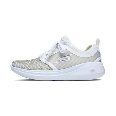 (W) Skechers Go Run Fast 'White Grey'