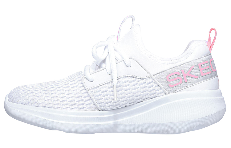 (W) Skechers Go Run Fast Low-Top Pink/White