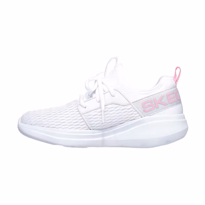 (W) Skechers Go Run Fast Low-Top Pink/White