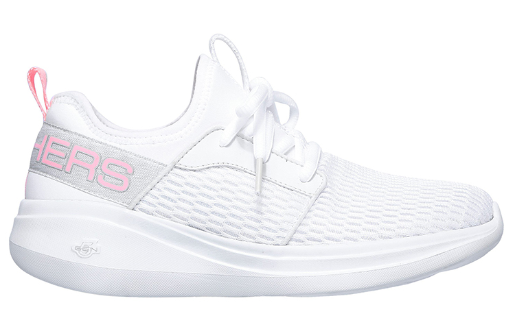(W) Skechers Go Run Fast Low-Top Pink/White 圖 2
