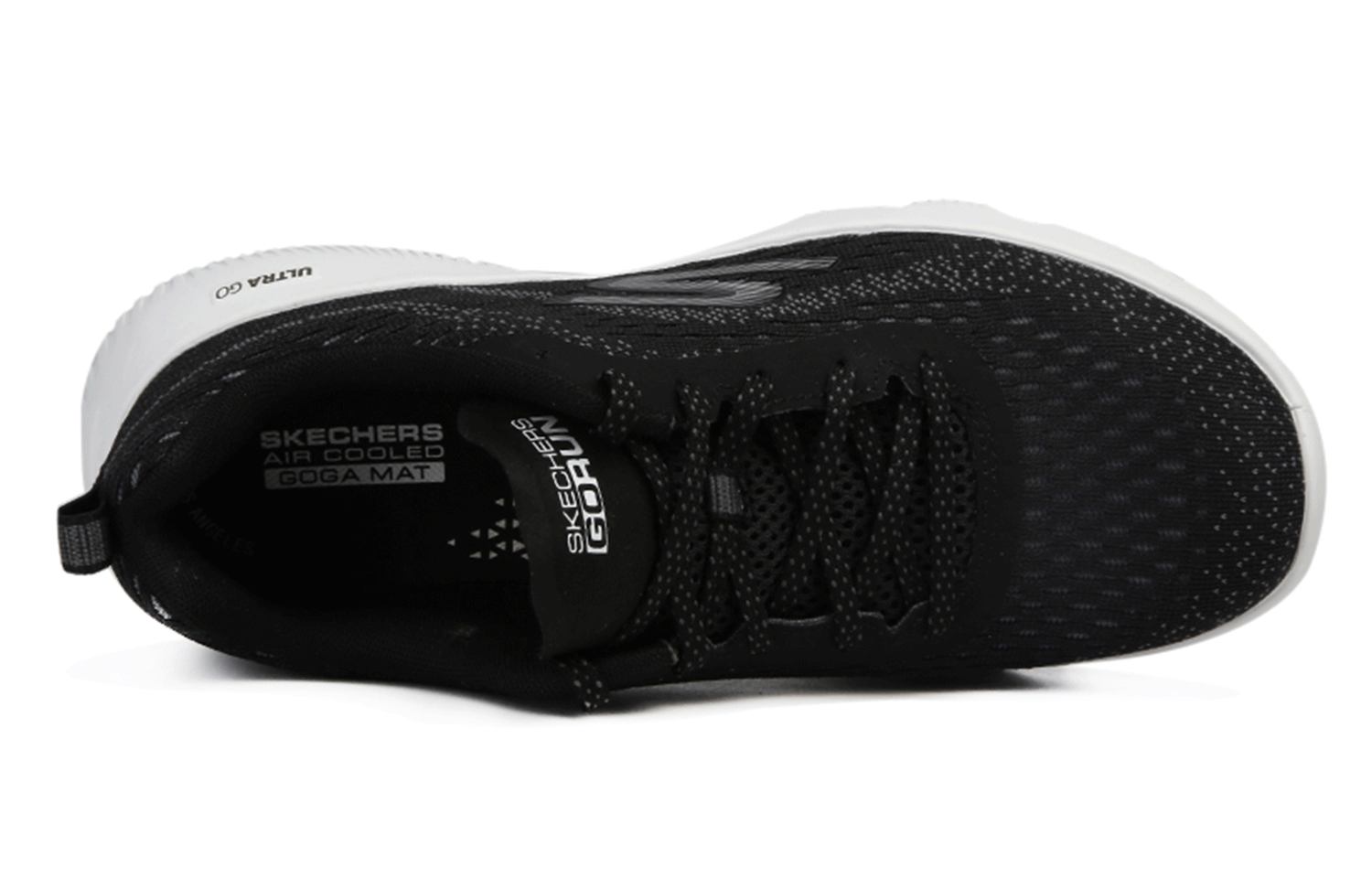 Lookbook (Women) Skechers Go Run Focus 'Black Gray' 128023-BKGY