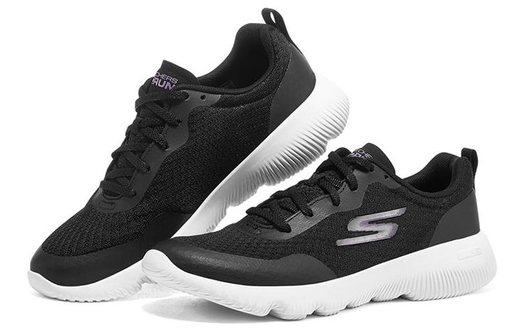 Lookbook (Women) Skechers GO RUN FOCUS 'Black/Purple' 155165-BLK