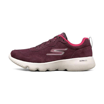 (W) Skechers Go Run Focus Low-Top Red-Wine