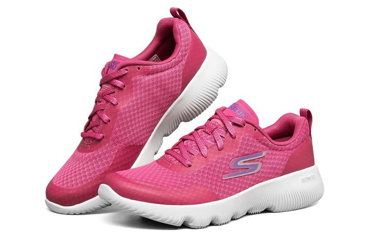 Shop (Women) Skechers Go Run Focus 'Pink Breathable' 15165-HPK