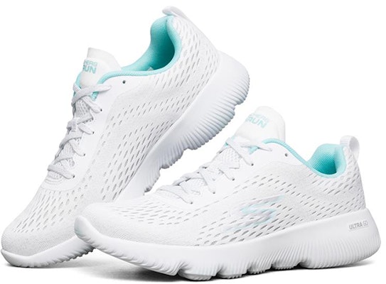 (W) Skechers Go Run Focus Blanco/Azul Bajas 128023-LGLB Lookbook (W) Skechers Go Run Focus Blanco/Azul Bajas 128023-LGLB