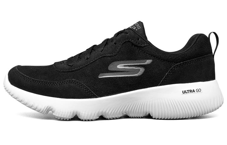 (Women) Skechers Go Run Focus Low-Top Black/Green 15179-BKMN