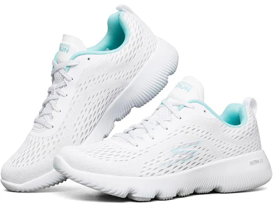 (Women) Skechers Go Run Focus Low-Top White/Blue 128023-LGLB Lookbook (Women) Skechers Go Run Focus Low-Top White/Blue 128023-LGLB