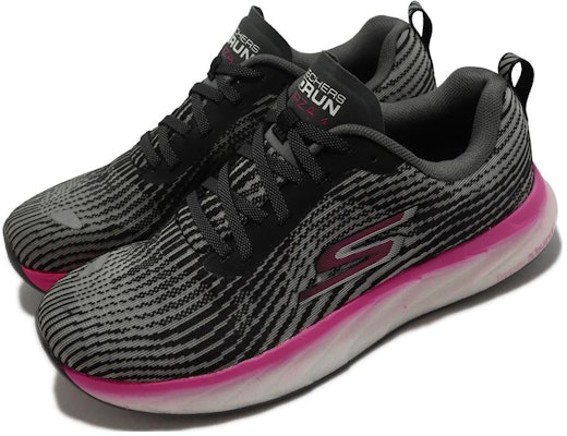 Skechers Go Run Forza 4 舒適百搭 耐磨輕便 低幫 跑步鞋 女款 黑粉 Lookbook Skechers Go Run Forza 4 舒適百搭 耐磨輕便 低幫 跑步鞋 女款 黑粉