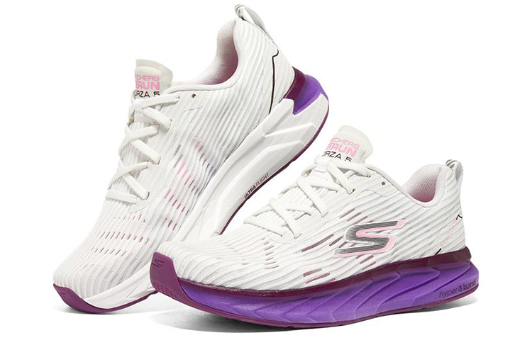 Lookbook (W) Skechers Go Run Forza 5 ''Blanc Violet'' 172007-WPR