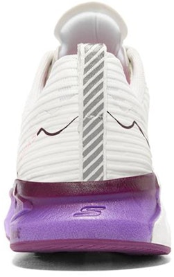 Skechers Go Run Forza 5 低筒跑步鞋 女款 白紫色 Shop Skechers Go Run Forza 5 低筒跑步鞋 女款 白紫色