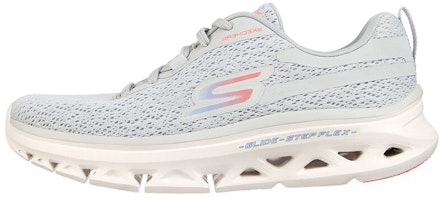 (Women) Skechers Go Run Glide-Step 'Grey White' 128890-GRY (Women) Skechers Go Run Glide-Step 'Grey White' 128890-GRY