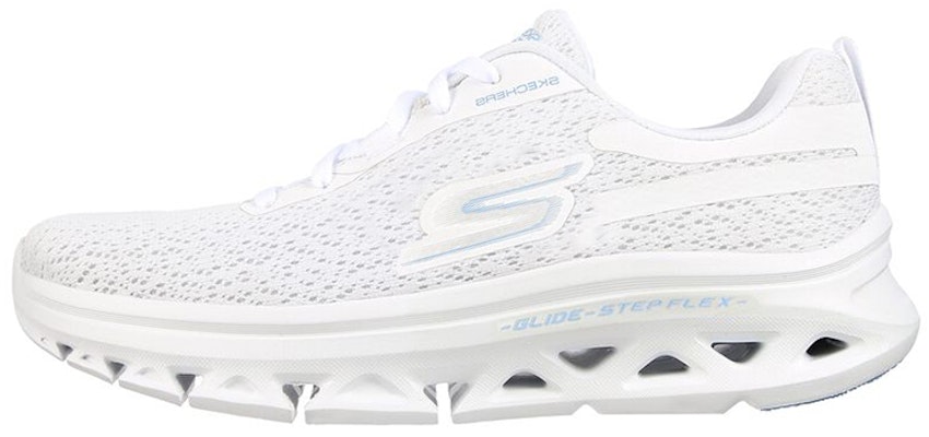 (Women) Skechers GO RUN Glide-Step 'White Mesh' 128890-WHT Buy (Women) Skechers GO RUN Glide-Step 'White Mesh' 128890-WHT