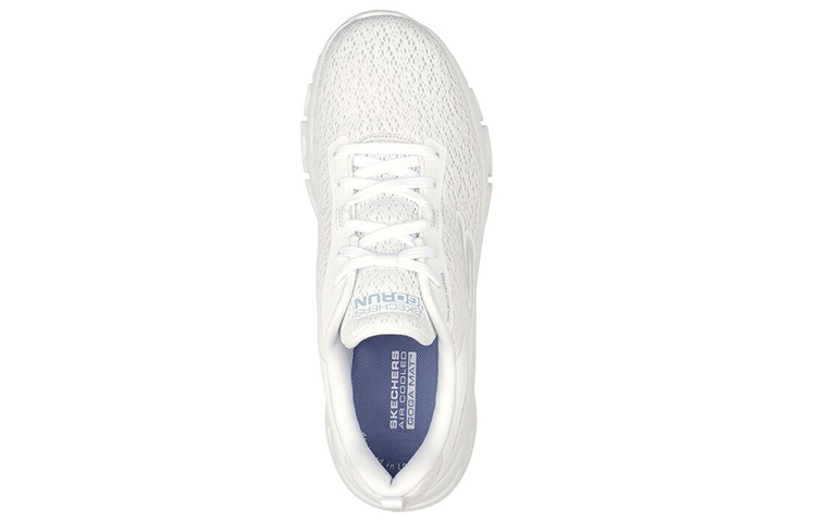 Lookbook (W) スケッチャーズ GO RUN グライドステップ 白メッシュ 128890-WHT