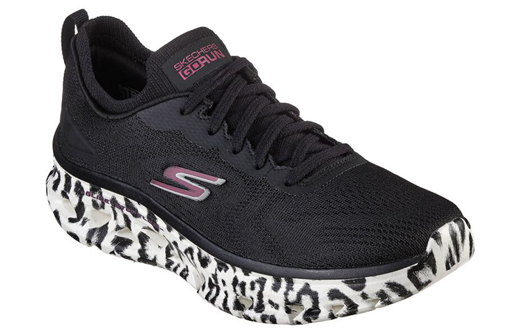 Lookbook (W) Skechers Go Run Glide-Step Flex 'Hitam Putih' 128895-BKW
