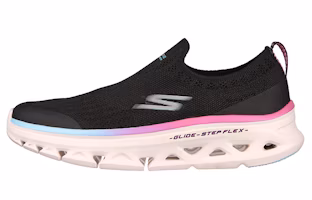 (Women) Skechers Go Run Glide-Step Flex 'Zula Black Pink' 128896-BKMT (Women) Skechers Go Run Glide-Step Flex 'Zula Black Pink' 128896-BKMT