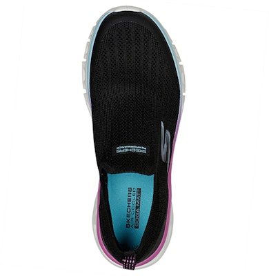 (W) Skechers Go Run Glide-Step Flex 'Zula Negro Rosa' 128896-BKMT Shop (W) Skechers Go Run Glide-Step Flex 'Zula Negro Rosa' 128896-BKMT